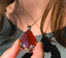 Naložite sliko v pregledovalnik galerije, karneol obesek nakit kristali poldragi kamni kristal karneol talisman za zascito kristaloterapija modni nakit damski nakit zenski nakit nakit iz kristalov karneol