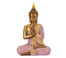 Naložite sliko v pregledovalnik galerije, buda kip buda kipec figura buda buddha dekoracija za dom buda meditacija buda zascita meditacija anjali mudra blagostanje bogastvo buda sreča sreca buda