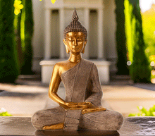 Naložite sliko v pregledovalnik galerije, buda kip buda kipec figura buda buddha dekoracija za dom buda meditacija buda zascita meditacija