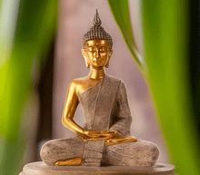 Naložite sliko v pregledovalnik galerije, buda kip buda kipec figura buda buddha dekoracija za dom buda meditacija buda zascita meditacija