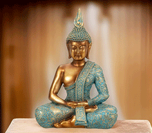 Naložite sliko v pregledovalnik galerije, buda kip buda kipec figura buda buddha dekoracija za dom buda meditacija buda zascita meditacija