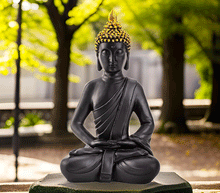 Naložite sliko v pregledovalnik galerije, buda kip buda kipec figura buda buddha dekoracija za dom buda meditacija buda zascita meditacija