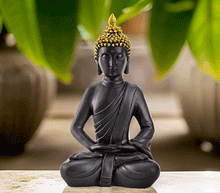 Naložite sliko v pregledovalnik galerije, buda kip buda kipec figura buda buddha dekoracija za dom buda meditacija buda zascita meditacija