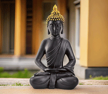 Naložite sliko v pregledovalnik galerije, buda kip buda kipec figura buda buddha dekoracija za dom buda meditacija buda zascita meditacija