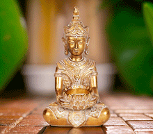 Naložite sliko v pregledovalnik galerije, buda kip buda kipec figura buda buddha dekoracija za dom buda meditacija buda svecnik zascita meditacija svečnik buda