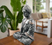 Naložite sliko v pregledovalnik galerije, kipec buda kip buda figura bude buddha meditacija figura buda zaščita buddhe za dom dekoracija buda dom modrost sprostitev