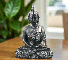 Naložite sliko v pregledovalnik galerije, kipec buda kip buda figura bude buddha meditacija figura buda zaščita buddhe za dom dekoracija buda dom modrost sprostitev