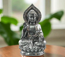 Naložite sliko v pregledovalnik galerije, kipec buda kip buda figura bude buddha meditacija figura buda zaščita buddhe za dom dekoracija buda dom budizem