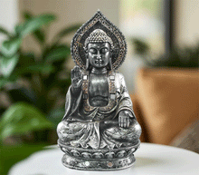 Naložite sliko v pregledovalnik galerije, kipec buda kip buda figura bude buddha meditacija figura buda zaščita buddhe za dom dekoracija buda dom budizem