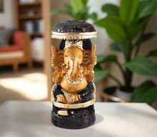 Naložite sliko v pregledovalnik galerije, kipec ganesh figura ganesha kip ganeš ganeša slon uspeh bogastvo ganesha poslovni uspeh modrost dekoracija dom ganeš blagostanje zaščita za dom