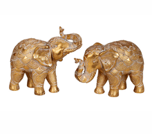 Naložite sliko v pregledovalnik galerije, kip slon kipec slonček figura sloncek dvignjen rilec slon za srečo sloncek za sreco blagostanje slon dekoracija za dom sreča sreca slon