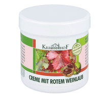 Naložite sliko v pregledovalnik galerije, Rdece vinsko listje krema divji kostanj krema krcne zile tezke noge bolecine v nogah bolece noge pantenol bolece noge od kolena navzdol Krauterhof