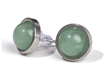 Naložite sliko v pregledovalnik galerije, uhani s kristali kristalni uhani nakit iz kristalov uhani podragi kamni uhani aventurin