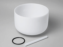 Naložite sliko v pregledovalnik galerije, kristalna pojoča posoda kristalna pojoča skleda skleda za zvočne kopeli B 432 hz