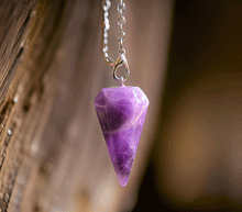 Naložite sliko v pregledovalnik galerije, nihalo ametist talisman nihalo iz ametista kristalno nihalo kristali nihalo poldragikamni nihala merjenje energije nihala