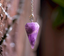 Naložite sliko v pregledovalnik galerije, nihalo ametist talisman nihalo iz ametista kristalno nihalo kristali nihalo poldragikamni nihala merjenje energije nihala