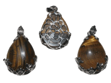 Naložite sliko v pregledovalnik galerije, tigrovo oko obesek nakit kristali poldragi kamni kristal tigrovo oko talisman za zascito kristaloterapija modni nakit damski nakit