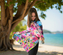 Naložite sliko v pregledovalnik galerije, obojestranski ženski šal poletni šali modni sal pisani sali cvetlice prehodni sal viskoza svila barvit ženski šali moda udoben šal mehek obojestranski sal jesenski šal cvetlični ženski šal moda