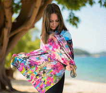 Naložite sliko v pregledovalnik galerije, obojestranski ženski šal poletni šali modni sal pisani sali cvetlice prehodni sal viskoza svila barvit ženski šali moda udoben šal mehek obojestranski sal jesenski šal cvetlični ženski šal moda