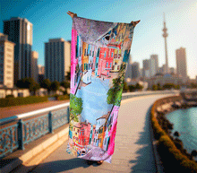 Naložite sliko v pregledovalnik galerije, obojestranski ženski šal poletni šali modni sal pisani sali cvetlice prehodni sal viskoza svila barvit ženski šali moda udoben šal mehek obojestranski sal jesenski šal cvetlični ženski šal moda