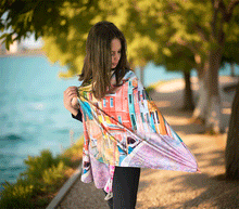 Naložite sliko v pregledovalnik galerije, obojestranski ženski šal poletni šali modni sal pisani sali cvetlice prehodni sal viskoza svila barvit ženski šali moda udoben šal mehek obojestranski sal jesenski šal cvetlični ženski šal moda