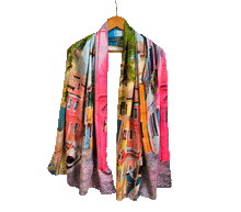 Naložite sliko v pregledovalnik galerije, obojestranski ženski šal poletni šali modni sal pisani sali cvetlice prehodni sal viskoza svila barvit ženski šali moda udoben šal mehek obojestranski sal jesenski šal cvetlični ženski šal moda