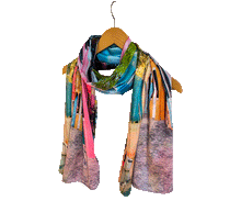 Naložite sliko v pregledovalnik galerije, obojestranski ženski šal poletni šali modni sal pisani sali cvetlice prehodni sal viskoza svila barvit ženski šali moda udoben šal mehek obojestranski sal jesenski šal cvetlični ženski šal moda