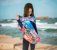 Naložite sliko v pregledovalnik galerije, obojestranski ženski šal poletni šali modni sal pisani sali cvetlice prehodni sal viskoza svila barvit ženski šali moda udoben šal mehek obojestranski sal jesenski šal cvetlični ženski šal