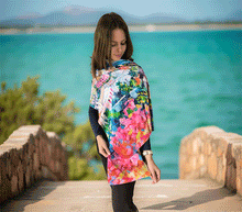 Naložite sliko v pregledovalnik galerije, obojestranski ženski šal poletni šali modni sal pisani sali cvetlice prehodni sal viskoza svila barvit ženski šali moda udoben šal mehek obojestranski sal jesenski šal cvetlični ženski šal