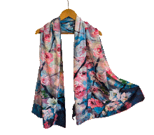 Naložite sliko v pregledovalnik galerije, obojestranski ženski šal poletni šali modni sal pisani sali cvetlice prehodni sal viskoza svila barvit ženski šali moda udoben šal mehek obojestranski sal jesenski šal cvetlični ženski šal