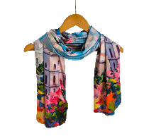 Naložite sliko v pregledovalnik galerije, obojestranski ženski šal poletni šali modni sal pisani sali cvetlice prehodni sal viskoza svila barvit ženski šali moda udoben šal mehek obojestranski sal jesenski šal cvetlični ženski šal