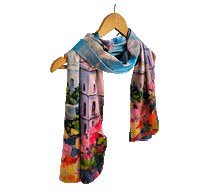 Naložite sliko v pregledovalnik galerije, obojestranski ženski šal poletni šali modni sal pisani sali cvetlice prehodni sal viskoza svila barvit ženski šali moda udoben šal mehek obojestranski sal jesenski šal cvetlični ženski šal