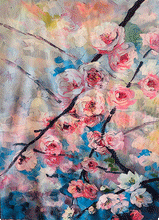 Naložite sliko v pregledovalnik galerije, obojestranski ženski šal poletni šali modni sal pisani sali cvetlice prehodni sal viskoza svila barvit ženski šali moda udoben šal mehek obojestranski sal jesenski šal cvetlični ženski šal