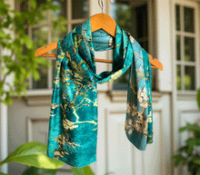 Naložite sliko v pregledovalnik galerije, obojestranski ženski šal poletni šali modni sal pisani sali cvetlice prehodni sal viskoza svila barvit ženski šali moda udoben šal mehek obojestranski sal jesenski šal cvetlični ženski šal