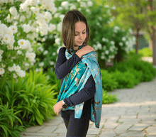 Naložite sliko v pregledovalnik galerije, obojestranski ženski šal poletni šali modni sal pisani sali cvetlice prehodni sal viskoza svila barvit ženski šali moda udoben šal mehek obojestranski sal jesenski šal cvetlični ženski šal