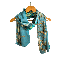 Naložite sliko v pregledovalnik galerije, obojestranski ženski šal poletni šali modni sal pisani sali cvetlice prehodni sal viskoza svila barvit ženski šali moda udoben šal mehek obojestranski sal jesenski šal cvetlični ženski šal