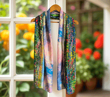 Naložite sliko v pregledovalnik galerije, obojestranski ženski šal poletni šali modni sal pisani sali cvetlice prehodni sal viskoza svila barvit ženski šali moda udoben šal mehek obojestranski sal jesenski šal cvetlični ženski šal
