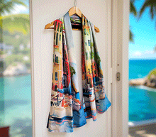 Naložite sliko v pregledovalnik galerije, obojestranski ženski šal poletni šali modni sal pisani sali cvetlice prehodni sal viskoza svila barvit ženski šali moda udoben šal mehek obojestranski sal jesenski šal cvetlični ženski šal