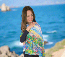 Naložite sliko v pregledovalnik galerije, obojestranski ženski šal poletni šali modni sal pisani sali cvetlice prehodni sal viskoza svila barvit ženski šali moda udoben šal mehek obojestranski sal jesenski šal cvetlični ženski šal