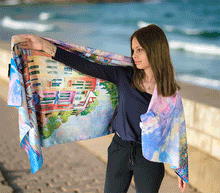 Naložite sliko v pregledovalnik galerije, obojestranski ženski šal poletni šali modni sal pisani sali cvetlice prehodni sal viskoza svila barvit ženski šali moda udoben šal mehek obojestranski sal jesenski šal cvetlični ženski šal