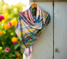 Naložite sliko v pregledovalnik galerije, obojestranski ženski šal poletni šali modni sal pisani sali cvetlice prehodni sal viskoza svila barvit ženski šali moda udoben šal mehek obojestranski sal jesenski šal cvetlični ženski šal