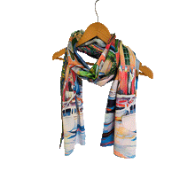 Naložite sliko v pregledovalnik galerije, obojestranski ženski šal poletni šali modni sal pisani sali cvetlice prehodni sal viskoza svila barvit ženski šali moda udoben šal mehek obojestranski sal jesenski šal cvetlični ženski šal