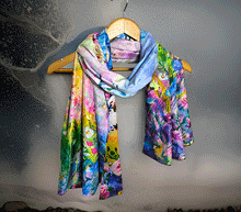 Naložite sliko v pregledovalnik galerije, obojestranski ženski šal poletni šali modni sal pisani sali cvetlice prehodni sal viskoza svila barvit ženski šali moda udoben šal mehek obojestranski sal jesenski šal cvetlični ženski šal