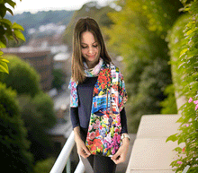 Naložite sliko v pregledovalnik galerije, obojestranski ženski šal poletni šali modni sal pisani sali cvetlice prehodni sal viskoza svila barvit ženski šali moda udoben šal mehek obojestranski sal jesenski šal cvetlični ženski šal