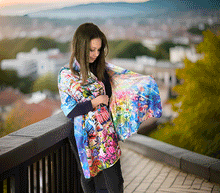 Naložite sliko v pregledovalnik galerije, obojestranski ženski šal poletni šali modni sal pisani sali cvetlice prehodni sal viskoza svila barvit ženski šali moda udoben šal mehek obojestranski sal jesenski šal cvetlični ženski šal