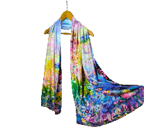 Naložite sliko v pregledovalnik galerije, obojestranski ženski šal poletni šali modni sal pisani sali cvetlice prehodni sal viskoza svila barvit ženski šali moda udoben šal mehek obojestranski sal jesenski šal cvetlični ženski šal