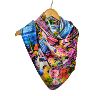 Naložite sliko v pregledovalnik galerije, obojestranski ženski šal poletni šali modni sal pisani sali cvetlice prehodni sal viskoza svila barvit ženski šali moda udoben šal mehek obojestranski sal jesenski šal cvetlični ženski šal