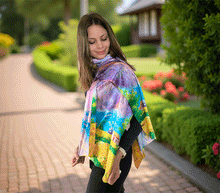 Naložite sliko v pregledovalnik galerije, obojestranski ženski šal poletni šali modni sal pisani sali cvetlice prehodni sal viskoza svila barvit ženski šali moda udoben šal mehek obojestranski sal jesenski šal cvetlični ženski šal sivka