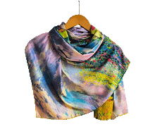 Naložite sliko v pregledovalnik galerije, obojestranski ženski šal poletni šali modni sal pisani sali cvetlice prehodni sal viskoza svila barvit ženski šali moda udoben šal mehek obojestranski sal jesenski šal cvetlični ženski šal sivka