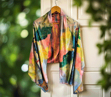 Naložite sliko v pregledovalnik galerije, obojestranski ženski šal poletni šali modni sal pisani sali cvetlice prehodni sal viskoza svila barvit ženski šali moda udoben šal mehek obojestranski sal jesenski šal cvetlični ženski šal